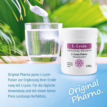 L-Lysin 150g Etikett